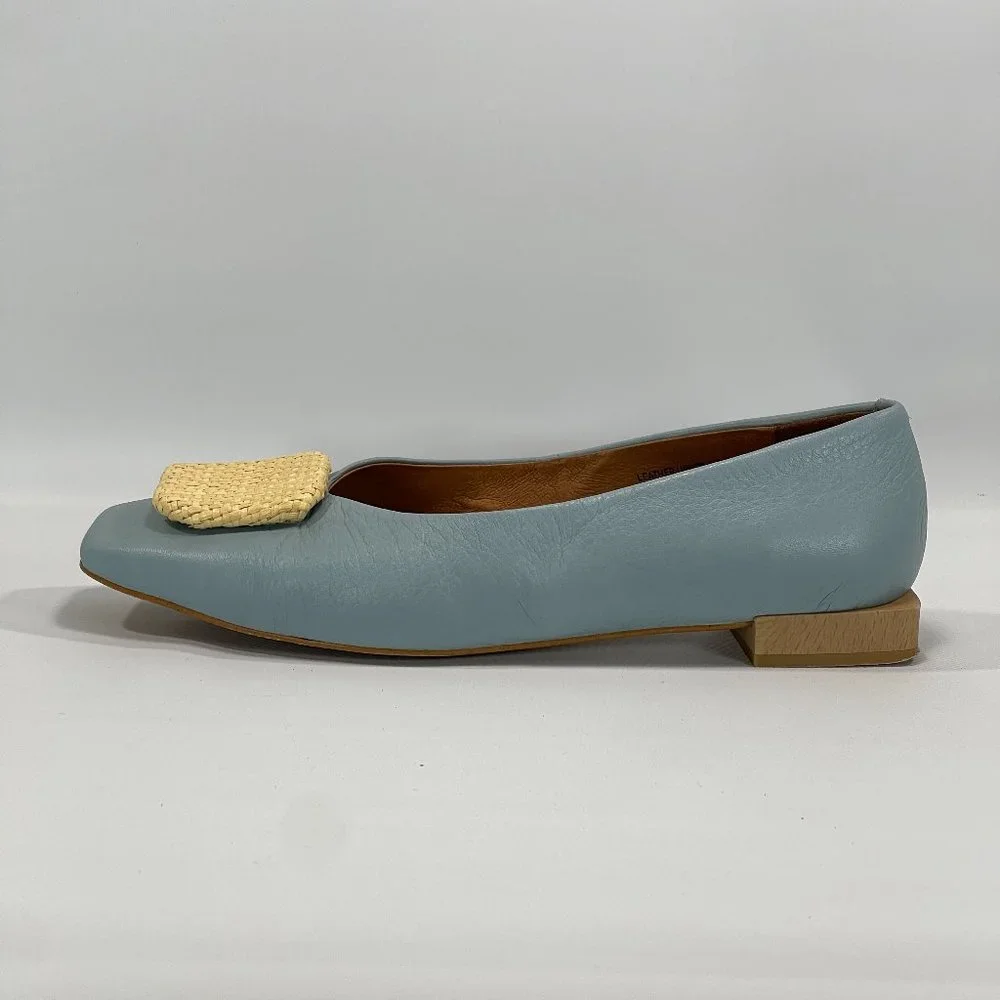 Anthro ANGEL ALARCON Ballet Flats In Blue - Picture 3 of 13